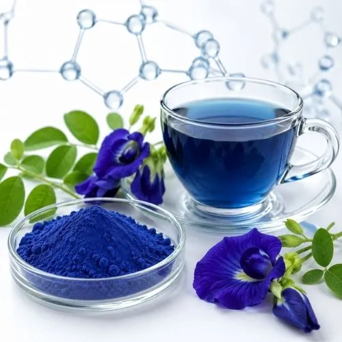 Does butterfly pea powder have caffeine